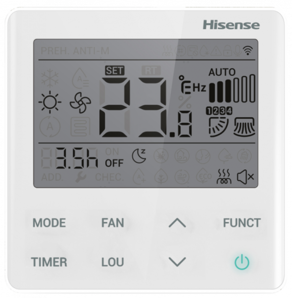Hisense ����������� �����-������� ���������� ���� ����� HEAVY EU DC INVERTER R32 Wi-Fi AUD-24UX4RFM8/AUW-24U4RJ7