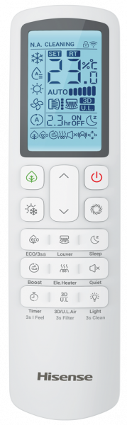 Hisense ����������� �����-������� ���������� ���� ����� HEAVY EU DC INVERTER R32 Wi-Fi ACT-24UR4RJC8/PE-QFA/CD/AUW-24U4RJ7